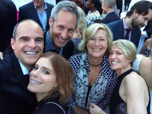 @michaeljkellyjr: #Emmys2014 @HouseofCards @netflix party selfie with @michelgill @MeJaag59 @Re