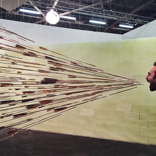 asylum-art:Copper Arrows Frozen Before ImpactLast January, the artist Glenn Kaino