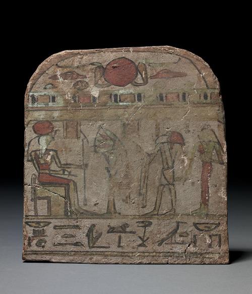 theancientwayoflife:  ~Votive stela of Ta-Kharu. 1295 BCE-945 BC Egypt, Qurna 