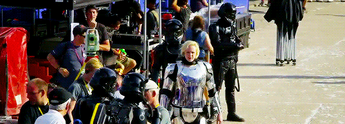 fysw:Gwendoline Christie on set - Secrets of The Force Awakens’ | Sneak Peek