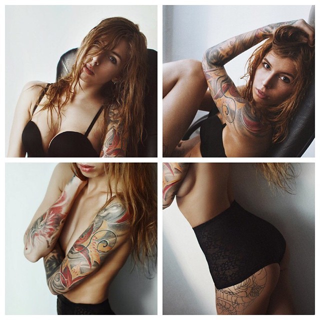 lobanovdmitriy:  #photowork #inked #inkedgirl #girl #girlwithtattoos #tattoogirl
