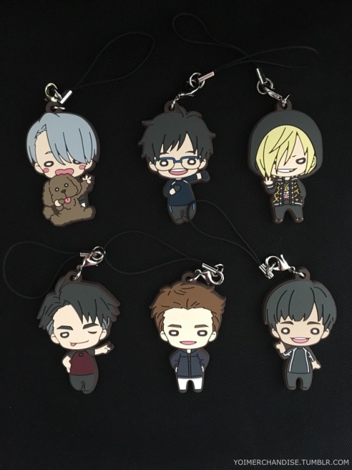 yoimerchandise: YOI x Takara Tomy Arts Nitotan Rubber Straps Original Release Date:March 2017 Featured Characters (7 Total):Viktor, Makkachin, Yuuri, Yuri, JJ, Michele, Phichit Highlights:The first version of the Nitotan rubber straps featuring the charac