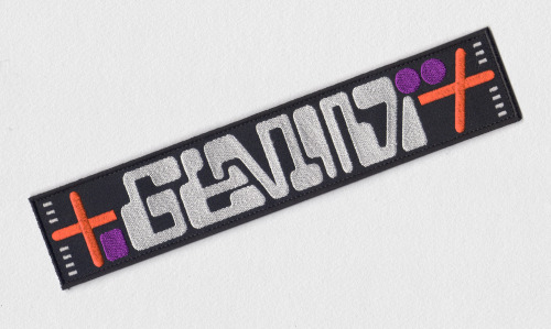 Gemini velcro patch in collaboration with Avalone Tokyo