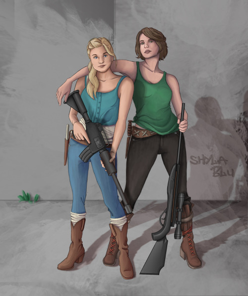 shylabluart:I <3 Beth + Maggie. :)