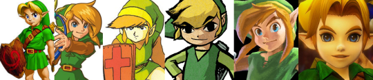 mad-maddie: There are three types of Links plucky child adventurer ready to take on the day who doesn’t deserve the shit they’re about to go throughawkward early to late teen who just woke up and dorks their way to saving the world accidentally causing