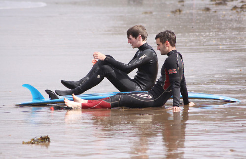hot-sportsmen: wet surfers #latex #latexclothing #fetish #scuba #scubalover #surfer