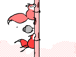 k-eke:  Full of determination, Kiwi advances with all of her friends ! Even if it’s