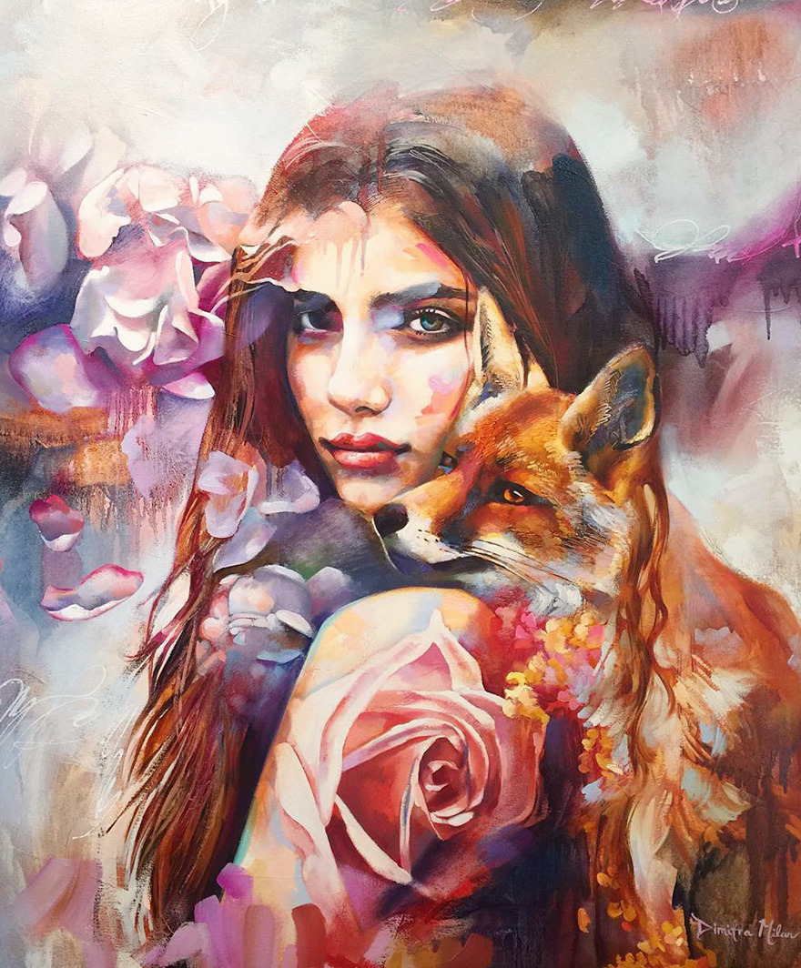 culturenlifestyle:  16 Year Old Artist Creates Hypnotic Watercolor Paintings Dimitra
