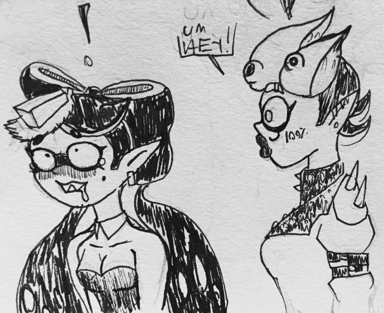 theoctogellifamily: //ITS INKED MY DUDE   So I was messing around with Younger Paige’s
