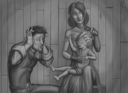 An Unusual but Loving FamilyCommissioned by @master-biomancer for the story The Life and Times of Vr