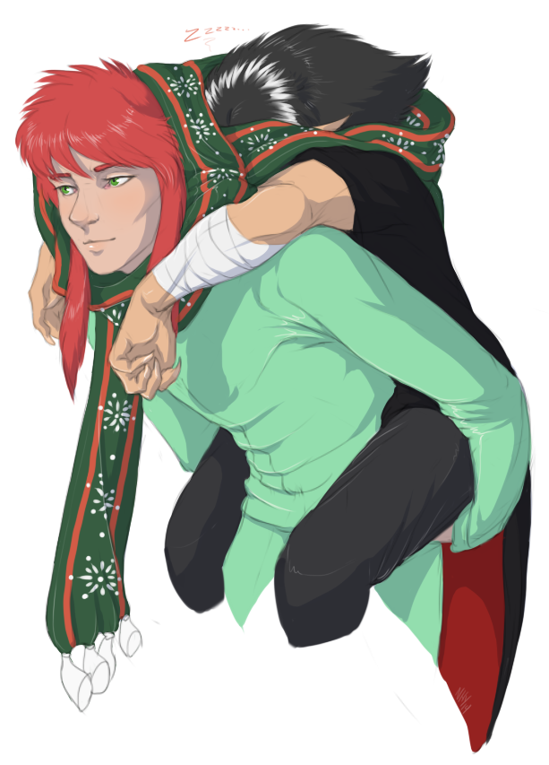 nhyworks:  Yu Yu Hakusho Secret Santa for akayashi! They requested a Christmas-themed