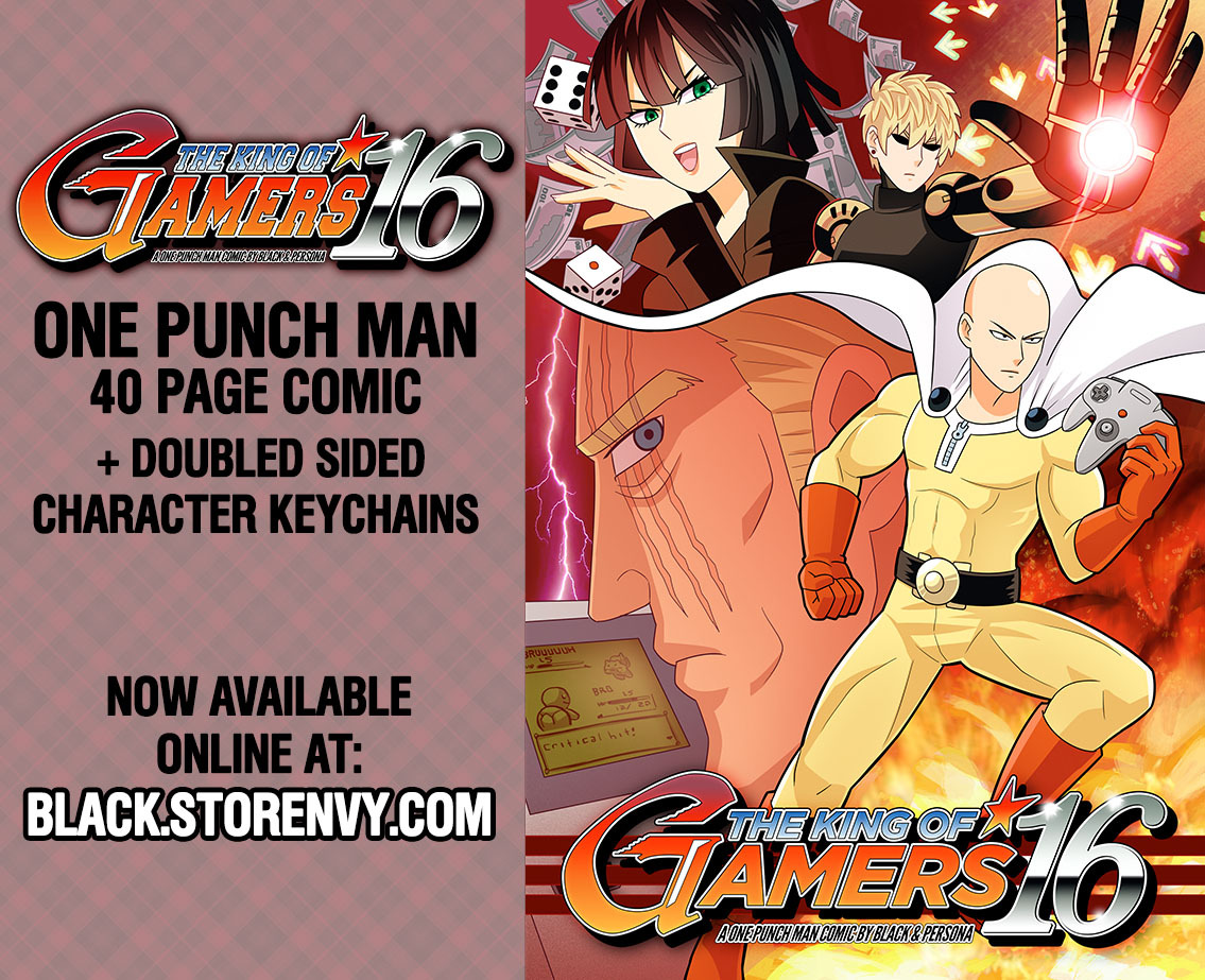 personasama:  Our new One Punch Man comic, “KING OF GAMERS★2016,″ is now available