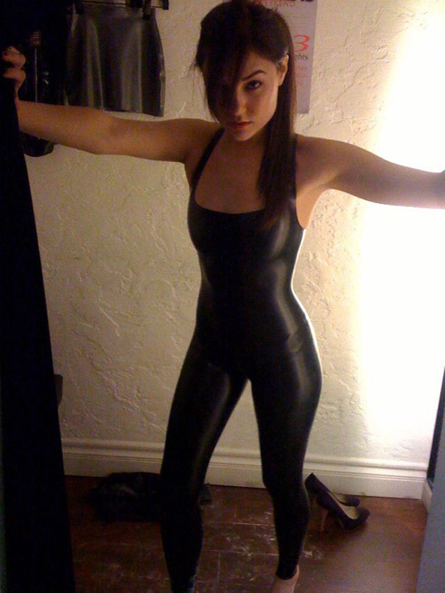 Sluts in spandex leotard