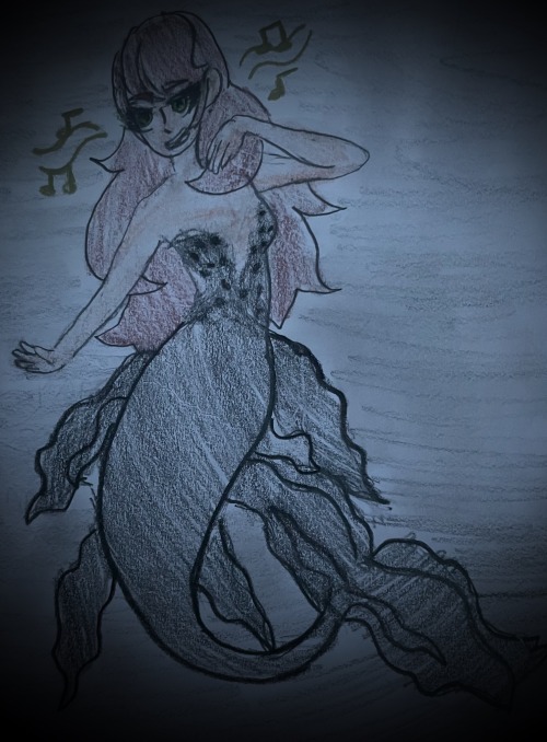My Final Mermay Art For This Year, Hazel As A Siren.