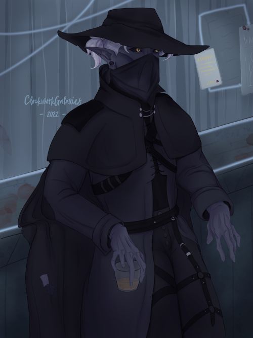 clockworkgalaxies:my corrupted grave cleric Corvis Orrelios. definitel your drinks for poisons befor