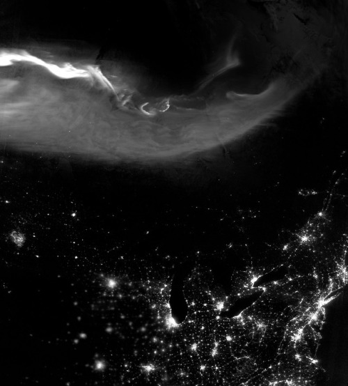 At 3:46 a.m. Eastern Tme on April 21, 2018, the Visible Infrared Imaging Radiometer Suite (VIIRS) on