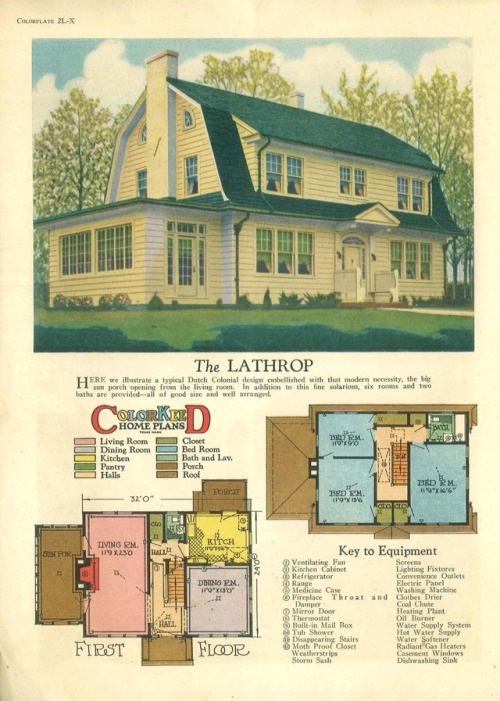 ColorKeed Home Plans (1927) - The Lathrop