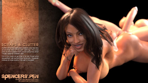 db-spencer:  Clutter and Scraps: Dakota and Kendra 6 to 11 (of 11)A little bit of silly fun between Dakota and Kendra as another test of my skin settings. This was prior to the tweaks that would become what I finally used for Dakota’s skin.  The first
