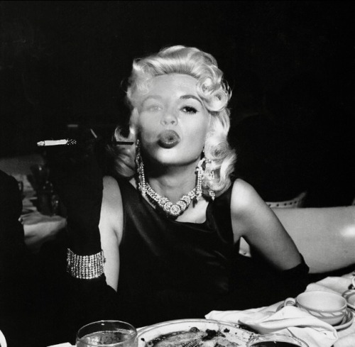 oldhollywoodcinema: Jayne Mansfield (1957) “I will never be satisfied. Life is one constant se