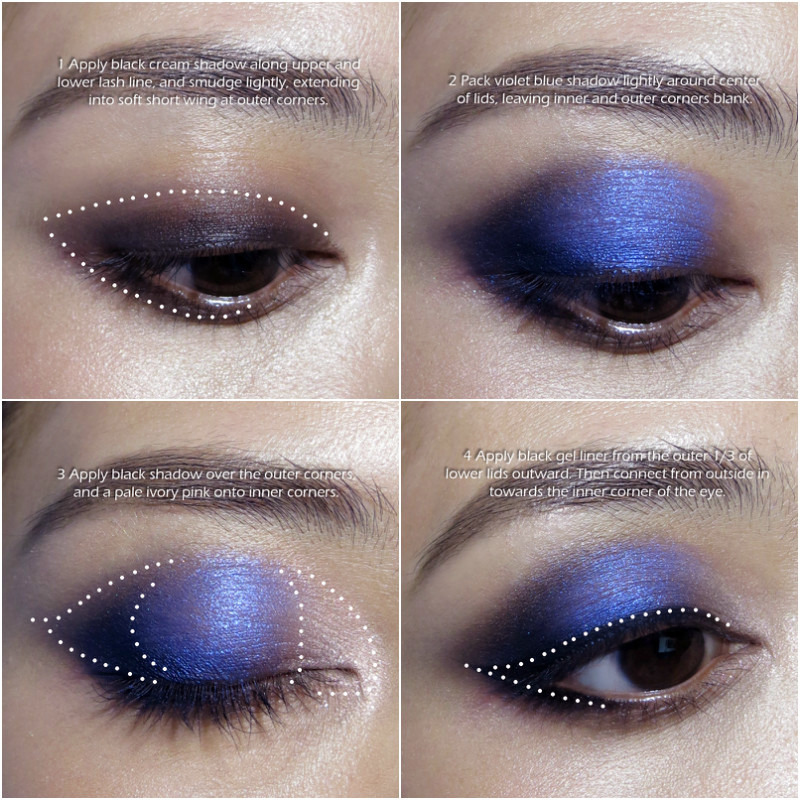 makeupbox:  Electric: Duochrome Violet Eye Look — This is a quick look that you