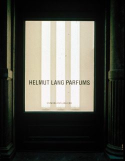 transfinitism:  Helmut Lang Parfumerie  81 GREENE STREET, NEW YORK, NY Gluckman Mayner Architects, 2001 The 3,100 sq. ft. space houses the Designer’s fragrance line. The narrow entry is emphasized by a Jenny Holzer installation, mounted as part of