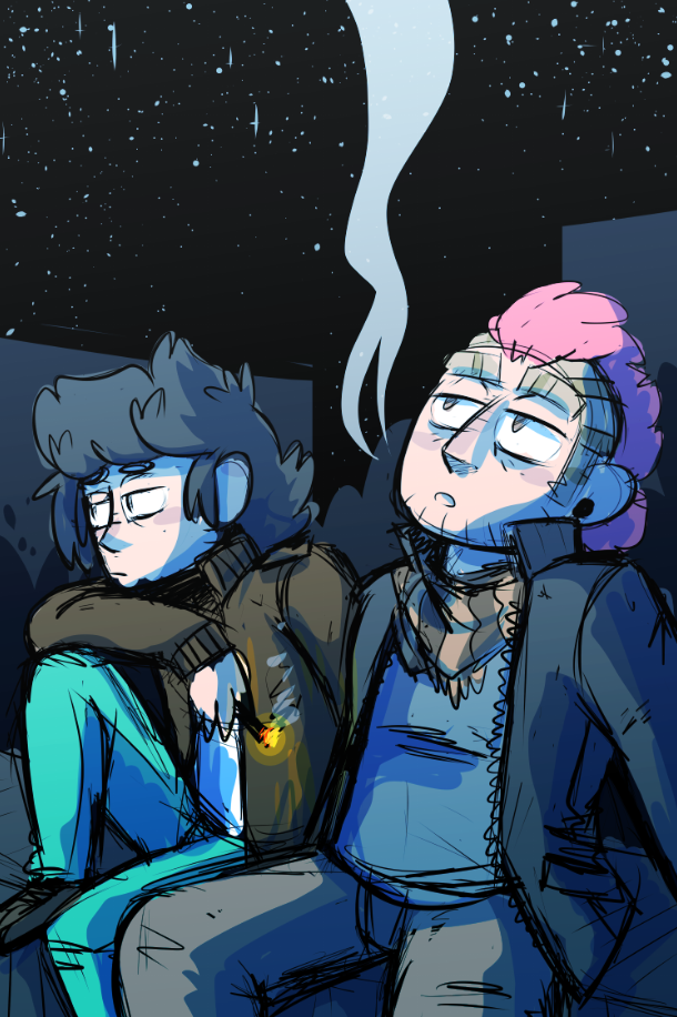 zetrystan:Sketch I’ll finish eventually. Winter is not there yet in Montreal.