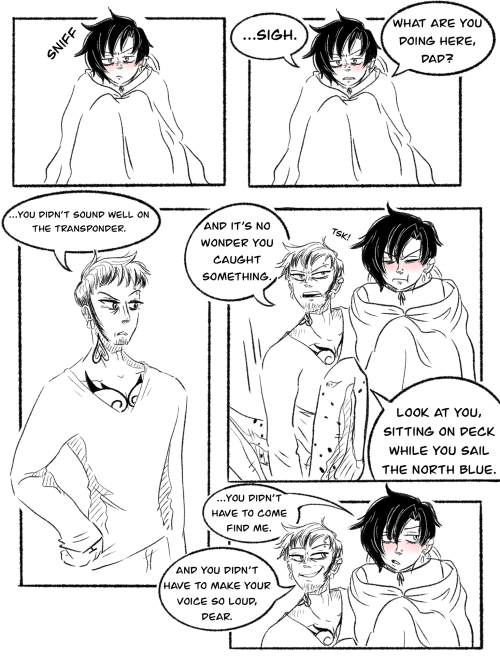 I Am Having Thoughts About Law Being Extremely Worried Any Time Roci Gets Sick, Just Because He Remembers