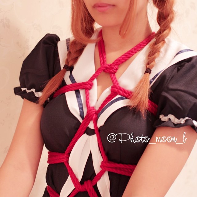 photo-moon-b:  やっぱりこれかわいいなぁ #セーラー服 #朝から緊縛で失礼します