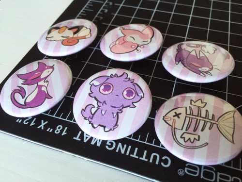 drawnbydana:  Pokékittens! Pokittens?I’ll be selling these buttons at Fanime Artist Alley Table 208 this weekend! The full set will also be available online after the convention. 