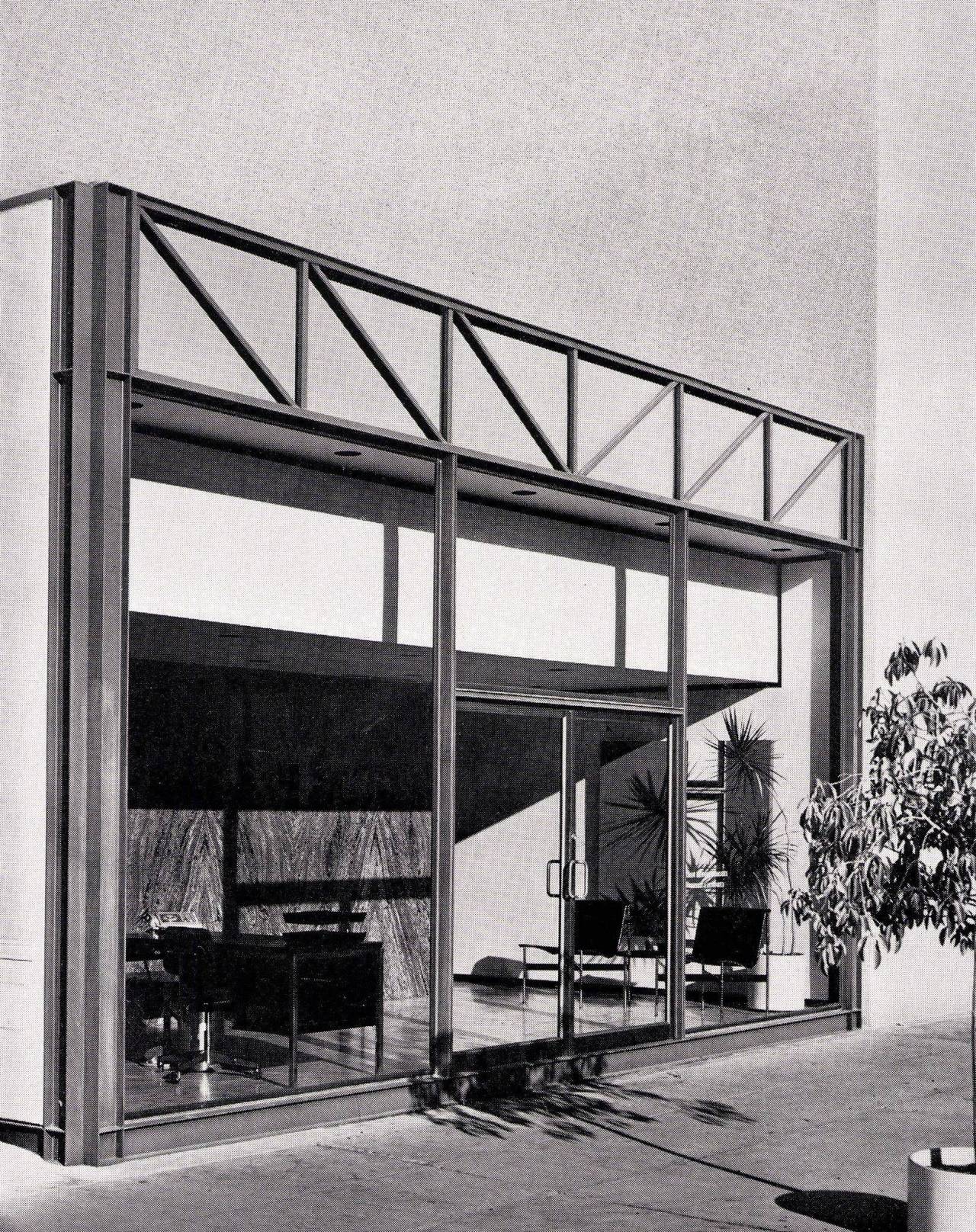 German Postwar Modern — Office (1966-67) built for himself in Los