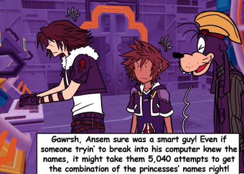 destiny-islanders: Who said that what you learn in math class won’t have any real-life applications? You might need it one day to make a joke about a video game where Squall Leonheart and Goofy say actual words to each other. (This joke hinges upon