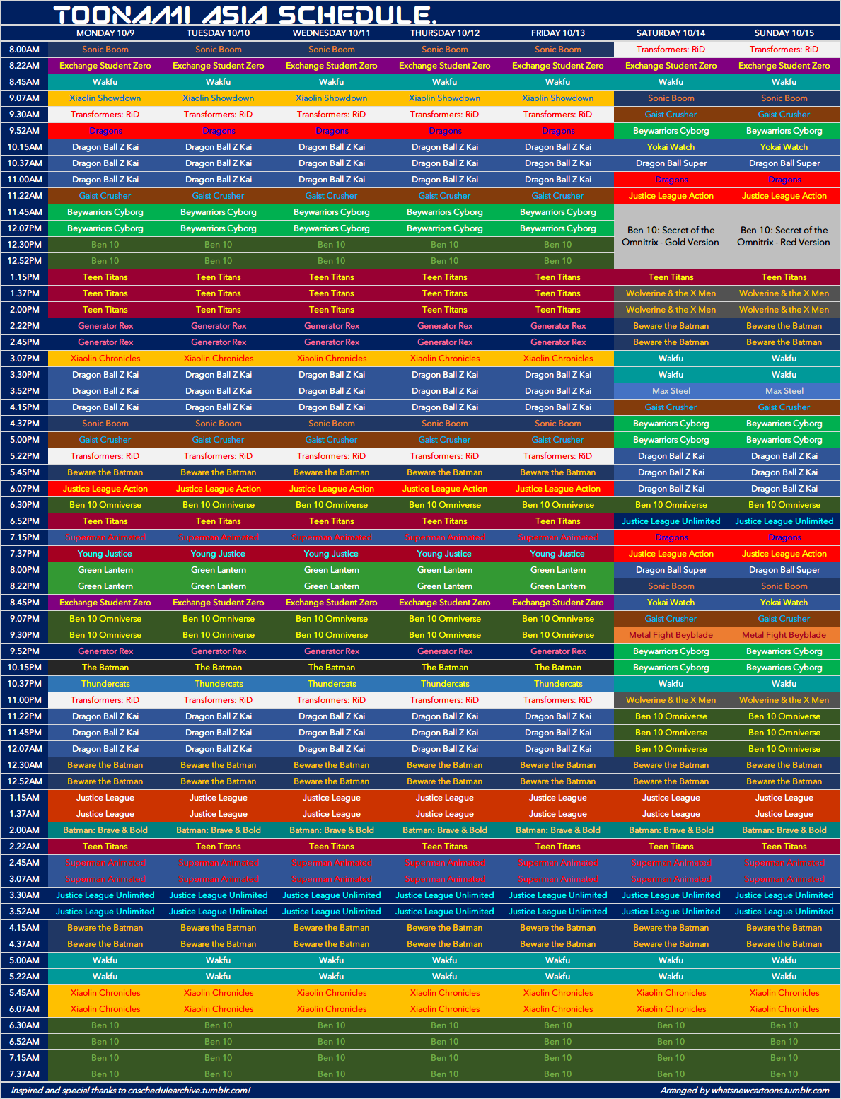 Toonami schedule shifts beginning on April 13 with The Promised