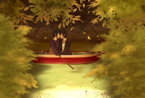 jin-seiko:
“Full piece for @foundalight zine! My flower was “Ambrosia” so I thought about that boat date going a little differently :3c
It was so wonderful working with everyone- thank you so much for having me