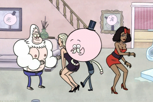 killerh0pe:  Everybody dance… in Regular Show.