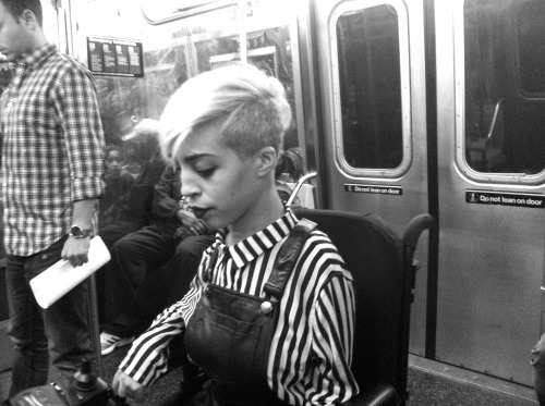 littlemissmutant: manufactured1987: The subway ride. A few years ago when the NYC MTA started to set