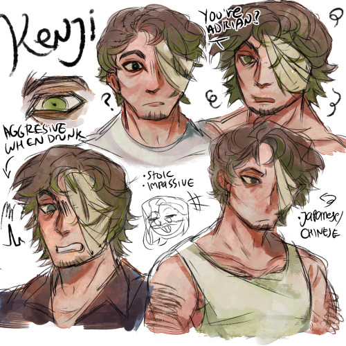 Hello Tumblr, Meet My OC Kenji :3 I Love Him Ngll Also Tried Experimenting With A Different Body Shape