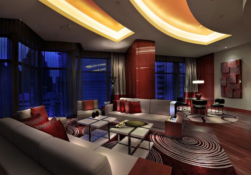 interiordesignmagazine: Grand Hyatt called upon Indidesign to create 7-­star luxury suites for royal