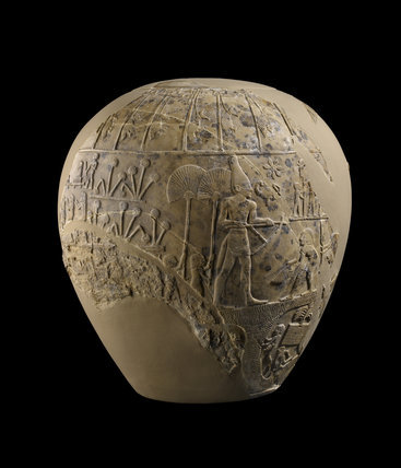 Stone macehead of King Scorpion, Pre-Dynastic Egypt, circa 3,000 BC