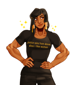 xuunies:  my friend made me that shirt so i drew Pharah wearing it cause Why Not ——————————— check out my patreon! 