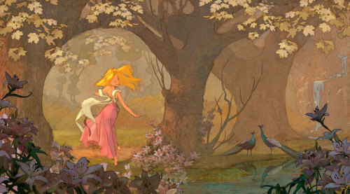 the-disney-elite:Lisa Keane’s concept art for Enchanted (2007). Via.