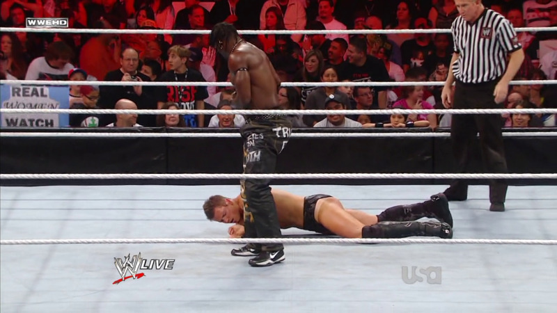 rwfan11:  Miz- trunks yanked, tan-line exposed 