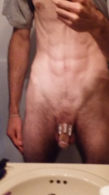 dan12481:  Me in my new Chastity device.