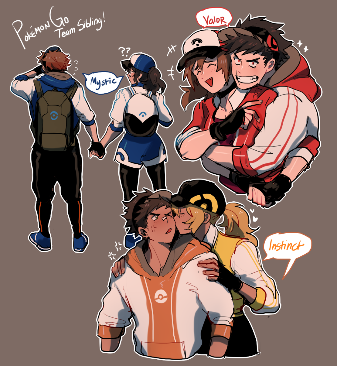 revolocities:  i felt like drawing some team stuff 