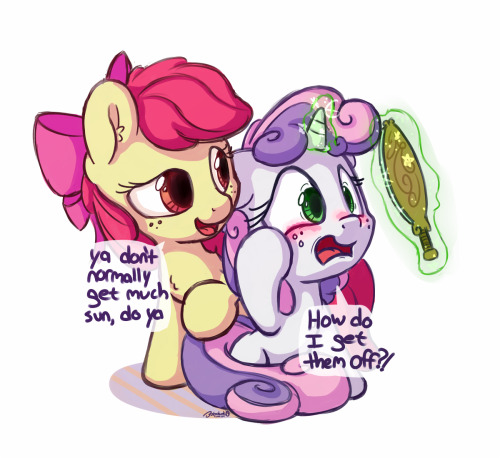bobdude0:I don’t know why I don’t just start some sweetiebloom blog or something cause I love these two