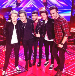 hstuyles:  One Direction on The X Factor