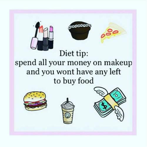 LOL&hellip; I do want it all. #diettips #humor #LOL #iwantallthemakeup #wantmycakeandeatittoo #makeu