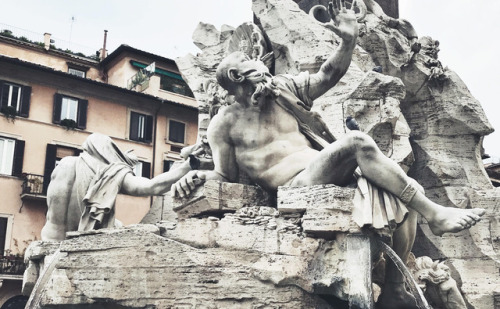 fxckxxp: Fontana dei Quattro Fiumi by Gian Lorenzo BerniniPiazza Navona ➺ Rome, Italy