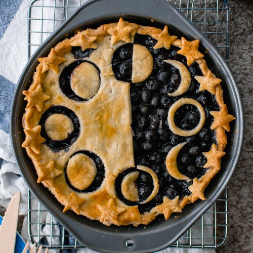 vegandesserts: ☽ Vegan Blueberry Pie ☾(⌒▽⌒)☆