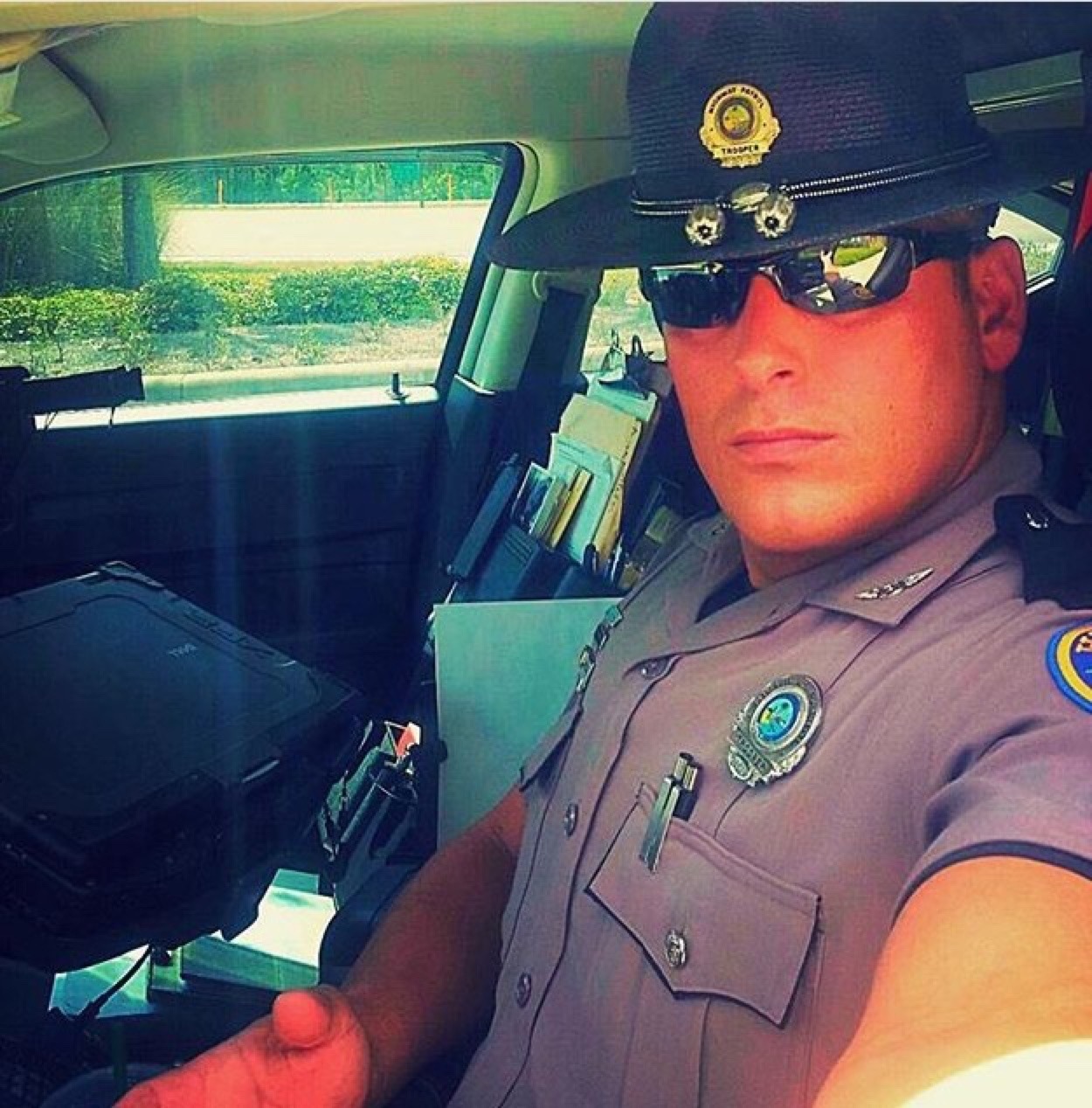 zoomintheroom:  May I see you lick your badge? No is not an option… 
