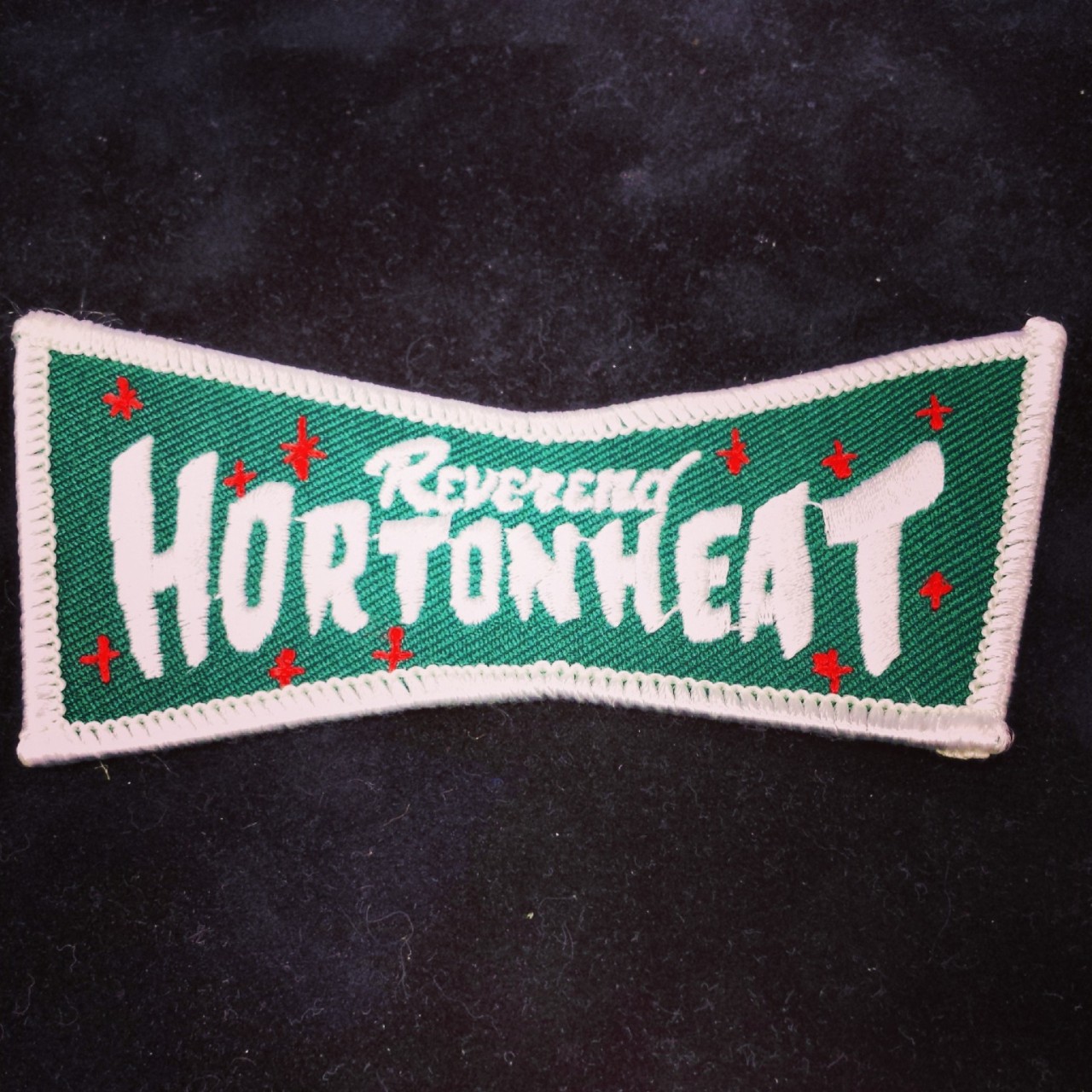 tjmpromotions:  A patch design for rockabilly/psychobilly artist Reverend Horton